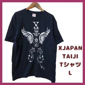 XJAPAN 티셔츠 L 사이즈 TAIJI 타이치 엑스 블랙