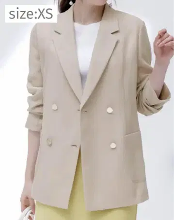 anySiS [수분 흡수 속건성 세탁 가능] 시어 메쉬 자켓 XS 베이지