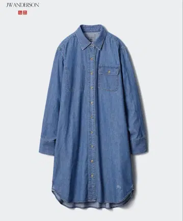 UNIQLO 데님 셔츠 원피스