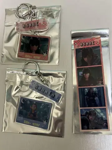 은하 특급 밀키 웨이 연결 키링 프리즘풍 스티커 아카네 카나타