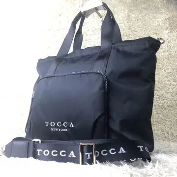 TOCCA 2way 숄더백 크로스바디 블랙 나일론 자수