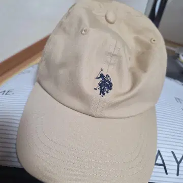 Polo 베이지 캡 M