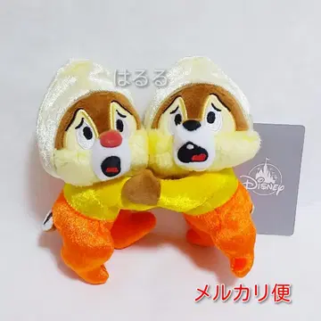 디즈니 할로윈 칩앤데일 봉제 인형 키링