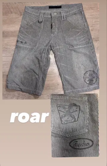 roar 스트라이프 남성용 숏팬츠 팔로우 할인으로 300엔 할인