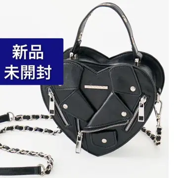 미개봉 새상품 다리치 라이더스라이크 하트 미니 백 블랙