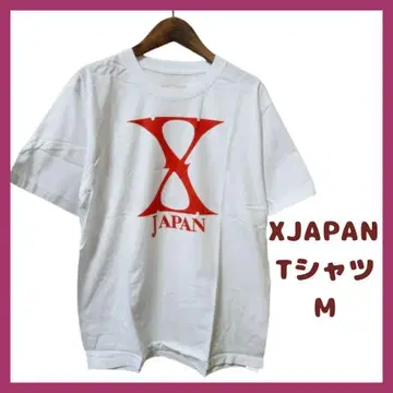 XJAPAN 티셔츠 M사이즈 엑스재팬 로고T 레어 화이트