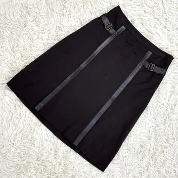 마이클코어스 브라운 A라인 플레어 스커트 안감 무릎 기장 XL 빅 사이즈