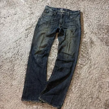 갸루 남자 Y2K 00s USA제 데님 원단 히게 허니컴 부츠컷