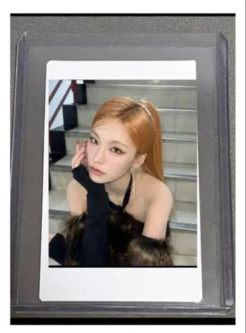 itzy 예지 친필 사인 폴라로이드