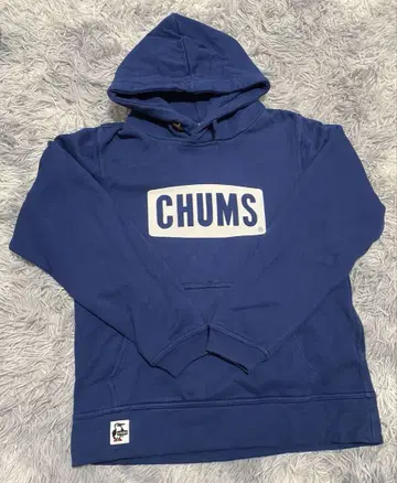 CHUMS 참스 네이비 후드 부착 후드티 M 사이즈