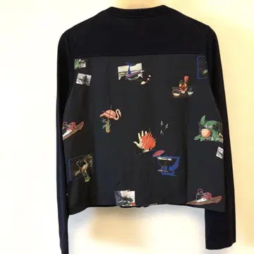 PS Paul Smith 도킹 이소재 절개 가디건 긴팔 코튼