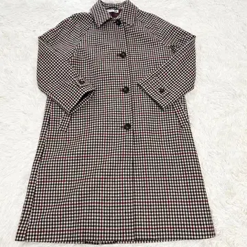 UNIQLO WANDERSON 체크 무늬 롱 코트 M