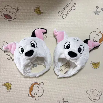 디즈니 101마리 강아지 귀도리 모자 프리 사이즈