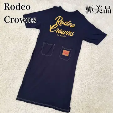 컨디션 최상 Rodeo Crowns 래글런 컬러 스티치 원피스