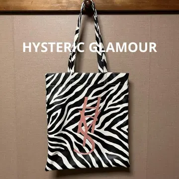 HYSTERIC GLAMOUR 제브라 패턴 토트백