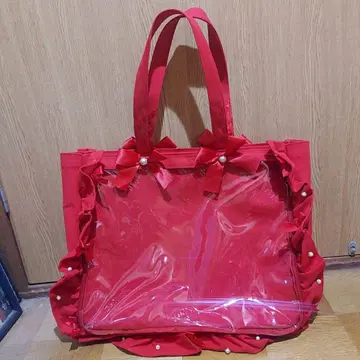 [ 즉시 구매 가능 ] 자카마트 A3 이타백토트 프릴 빨간색