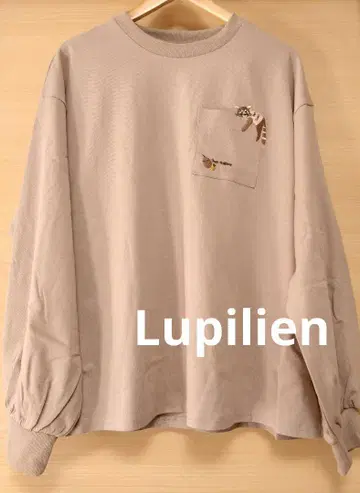 Lupilien 천축 애니멀 자수 롱T F