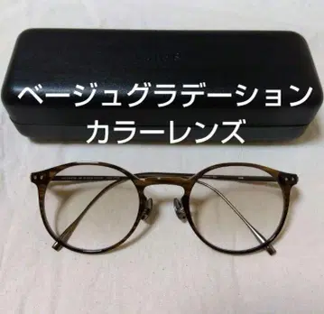 Combination Titanium 브라운 사사 JINS 컬러 렌즈
