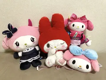 산리오 마이멜로디 봉제 인형 4개 세트