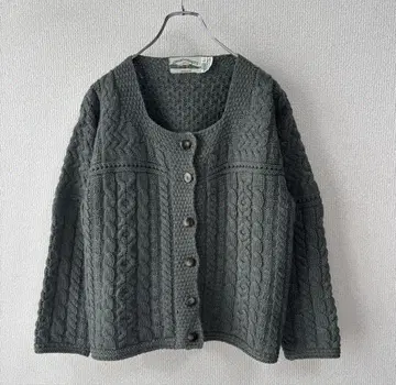 아일랜드제 aran crafts 아란 가디건 피셔맨