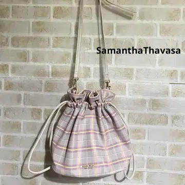 사만다 타바사 SamanthaThavasa 복조리 숄더백 체크