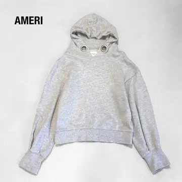 [ AMERI ] 아메리 풀오버 후드티 그레이 사이즈 F
