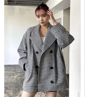 EMODA 미디 더블 코트