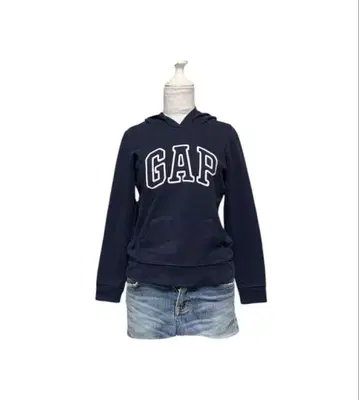 y2k 헤이세이 갸루 00s GAP 네이비 후드티