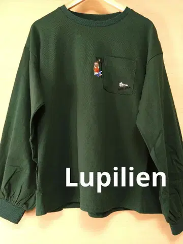 Lupilien 천축 애니멀 자수 롱 T F