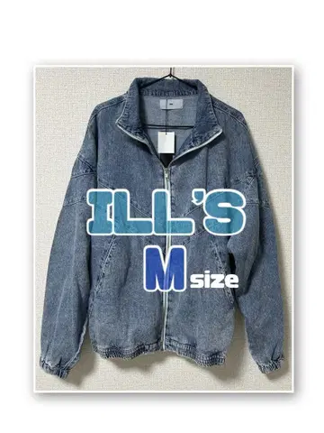 [ 미착용 새상품 ] ILL'S 절개 트랙 데님 자켓 M