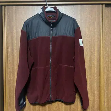 NAUTICA 플리스 자켓 레드 빨간색 남성용 노티카 상의