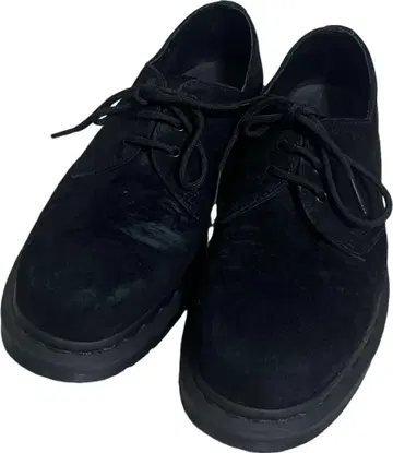 닥터마틴 블랙 스웨이드 3홀