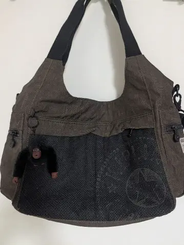 [ 새상품급 ] 키플링 KIPLING 브라운 숄더백 참 포함