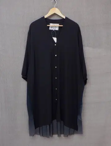 스칼라 541221 꽃 프린트 그라데이션 쉬폰 절개 가디건