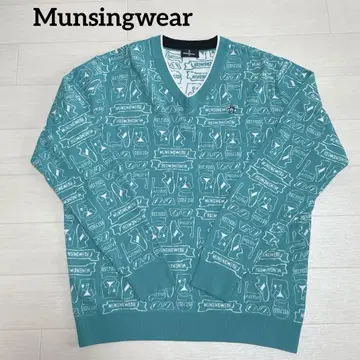 먼싱웨어 골프웨어 긴팔 니트 빅 사이즈 올 패턴 펭귄 3L