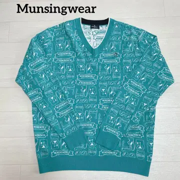 먼싱웨어 골프웨어 긴팔 니트 빅 사이즈 올 패턴 펭귄 3L