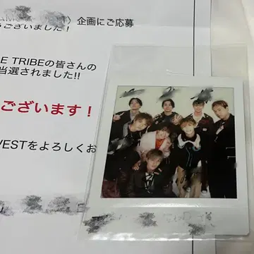 FANTASTICS 친필 사인 포함 폴라로이드