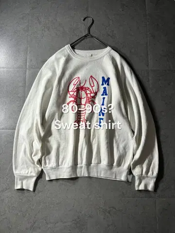 80-90s? souvenir sweat MAINE lobster