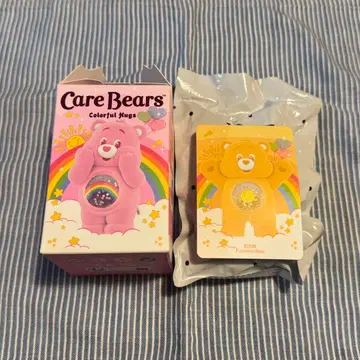 케어베어 팝마트 컬러풀 허그즈 Funshine 베어(옐로우 컬러)