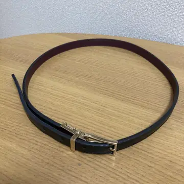 블랙 골드 버클 벨트