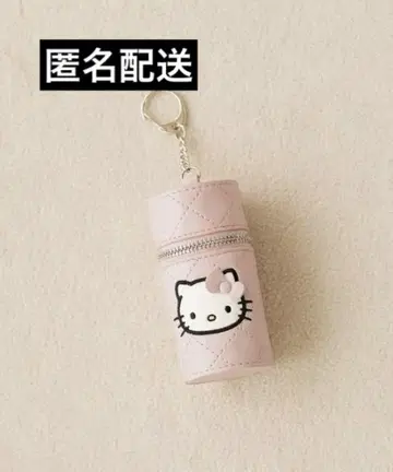 [ HELLO KITTY ] 퀼팅 립 파우치 키 참
