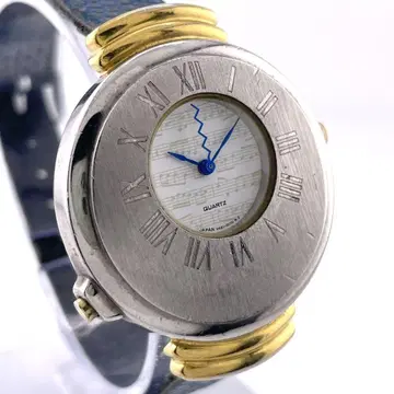 [ 레어 ] SEIKO 멜로디 손목시계 여성용 새상품 배터리 실버 금