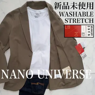 NANO UNIVERSE 미사용 새상품 스트레치 워셔블 L 고급스러움