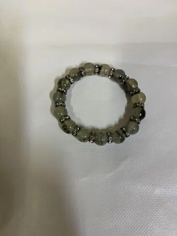 래브라도 라이트 비즈 팔찌 그레이