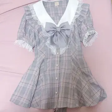 레이스 & 프릴 옷깃 셋업