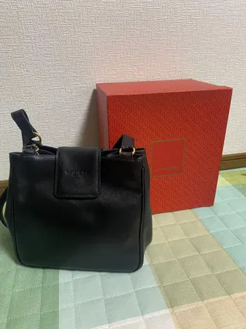 Lancel 가죽 숄더백 블랙