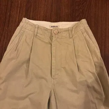 AURALEE 오라리 치노 와이드 팬츠