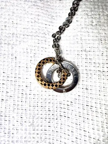 라이온 하트 2연 반지 목걸이