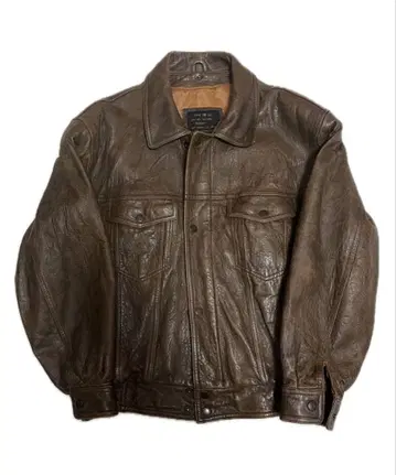 브라운 가죽 자켓 TYPE FR-50 M