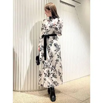 [컨디션 최상] snidel 플로키 시어 원피스 S